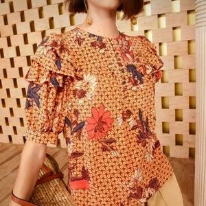 Ulla Johnson Nova Top Garden Rose Size 2